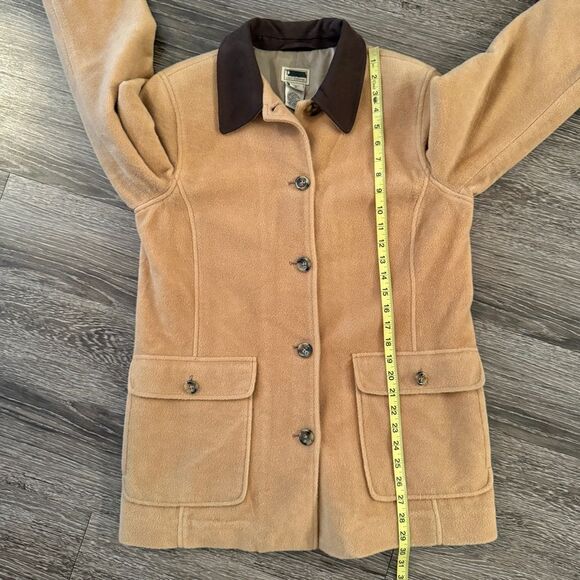 L.L Bean Vintage Wool Blend Barn Coat - Picture 7 of 8
